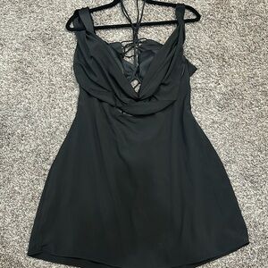 Oh Polly black mini dress